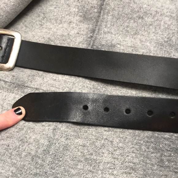 Vintage Harley-Davidson Leather Belt with Solid Brass Buckle - Picture 7 of 14